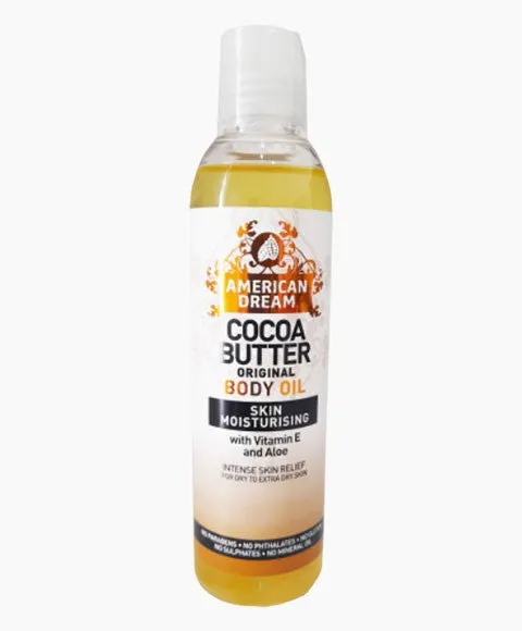 American Dream Cocoa Butter Original Skin Moisturising Body Oil 200ml