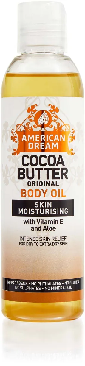 American Dream Cocoa Butter Original Skin Moisturising Body Oil 200ml