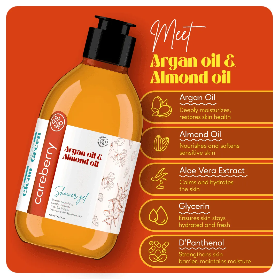 Argan & Almond Oil Nourishing Shower Gel