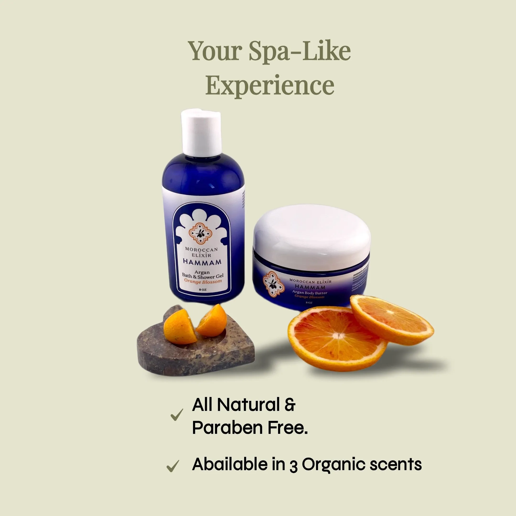 Argan Oil  Shower Gel   Body Butter Set