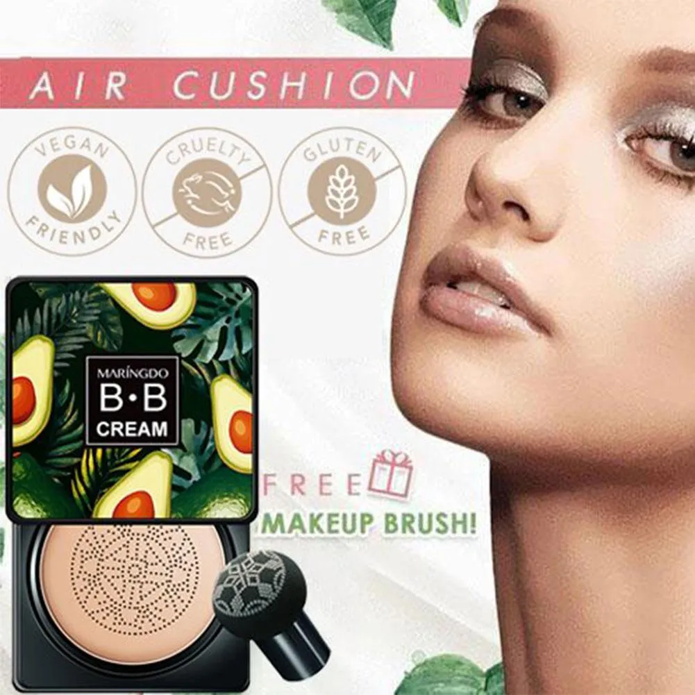 Bb Cream Air Cushion Face Foundation Mushroom Head Concealer Whitening