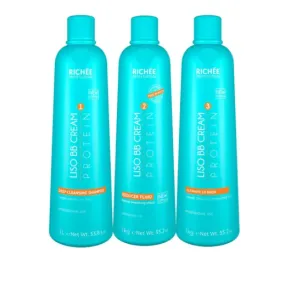 BB Cream Treatment Capillary Alignment 10 Benefits Treatment Kit 3x1L - Richée