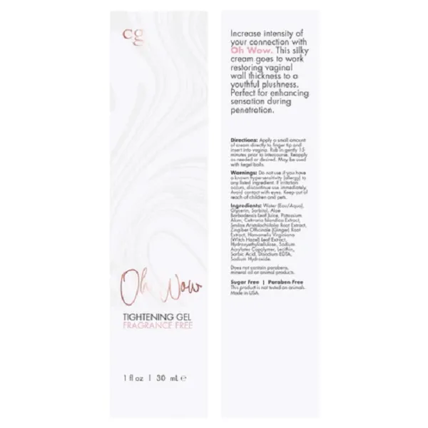CG Oh Wow Tightening Gel 1oz