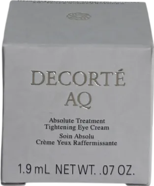 Decorte Aq Absolute Treatment Tightening Eye Cream 1.9ml