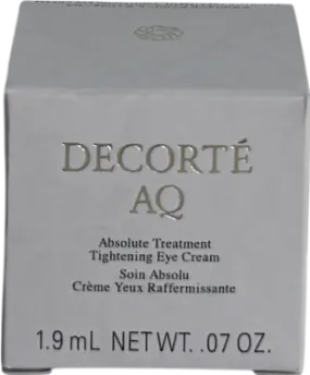 Decorte Aq Absolute Treatment Tightening Eye Cream 1.9ml