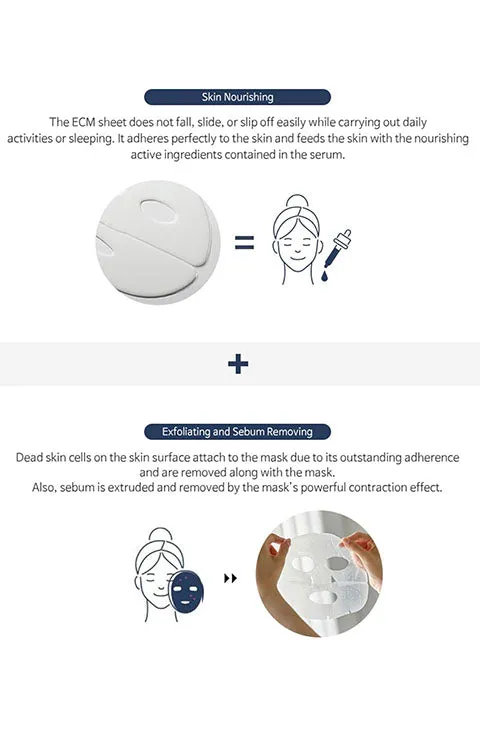 [DERMALL MATRIX] Facial Dermal-Care Mask (1Pcs Or 1Box(4Pcs)