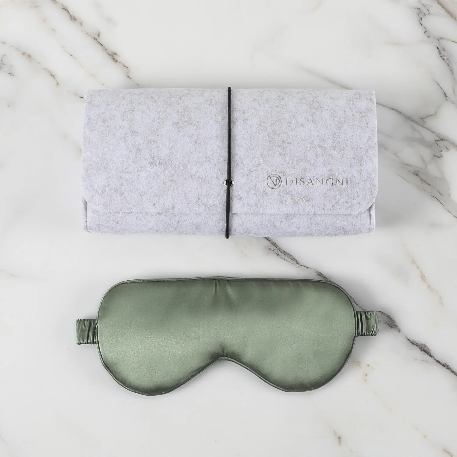 DISANGNI 100% Natural Mulberry Pillowcase Eye mask Set for Hair and Skin with Hidden Zipper 22 Momme Both Sides Real Silk Pillow Case 1pc