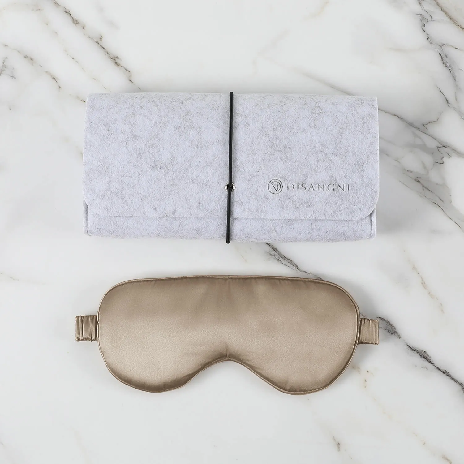 DISANGNI 100% Natural Mulberry Pillowcase Eye mask Set for Hair and Skin with Hidden Zipper 22 Momme Both Sides Real Silk Pillow Case 1pc