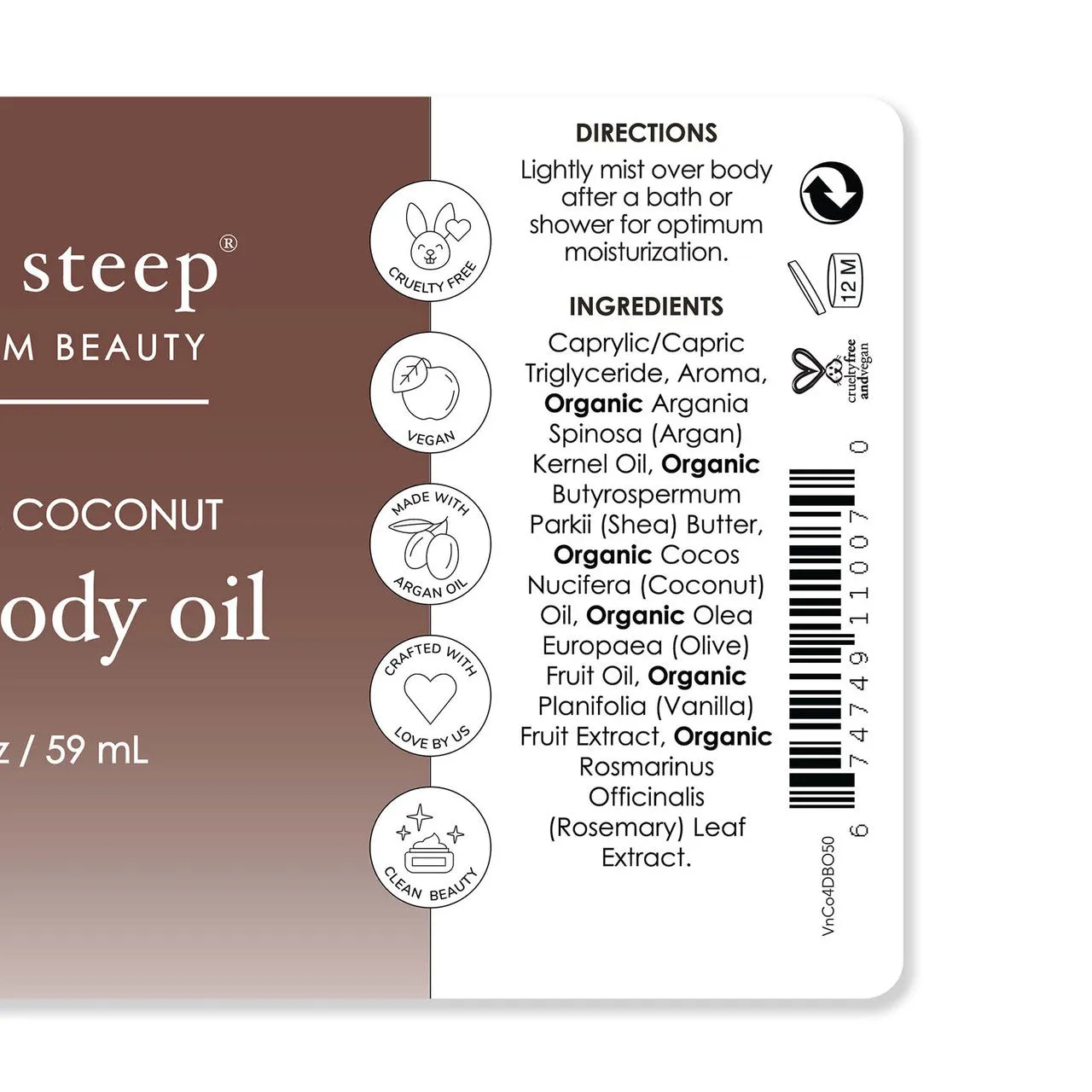 Dry Body Oil - Vanilla Coconut