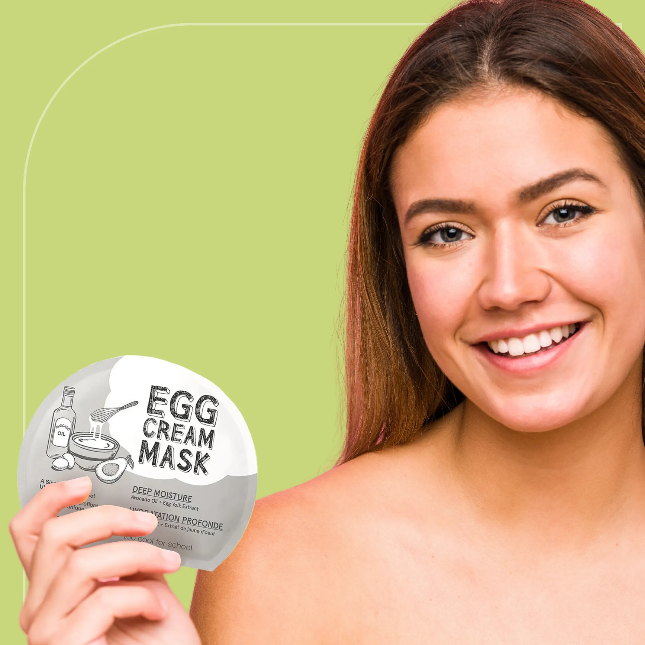 Egg Cream Mask (Deep Moisture)