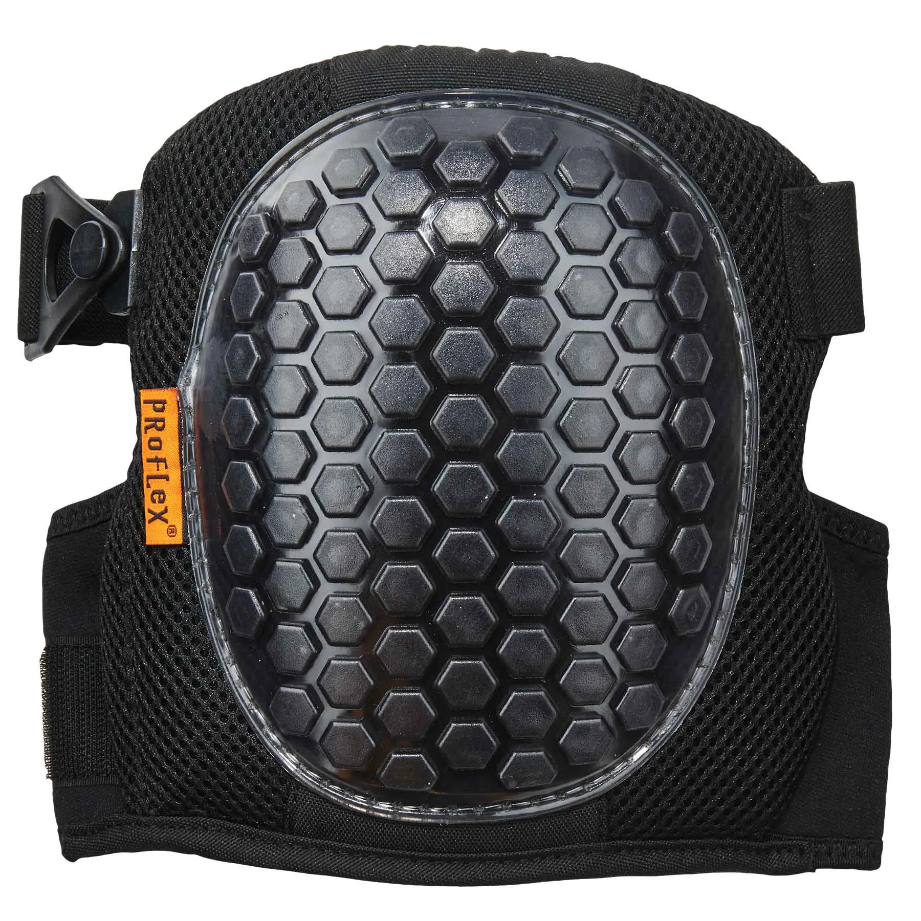 Ergodyne 18467 ProFlex 367 Round Cap Lightweight Gel Knee Pads, Black