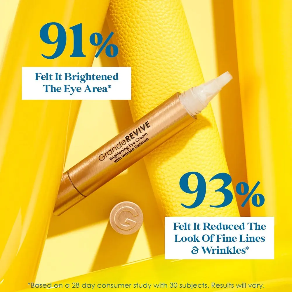 Grande Cosmetics GrandeREVIVE Brightening Eye Cream with Wrinkle Defense