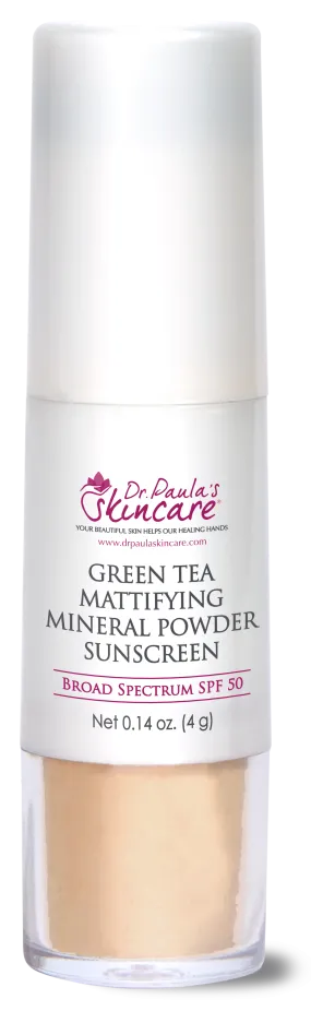 Green Tea Mattifying Mineral Powder Sunscreen