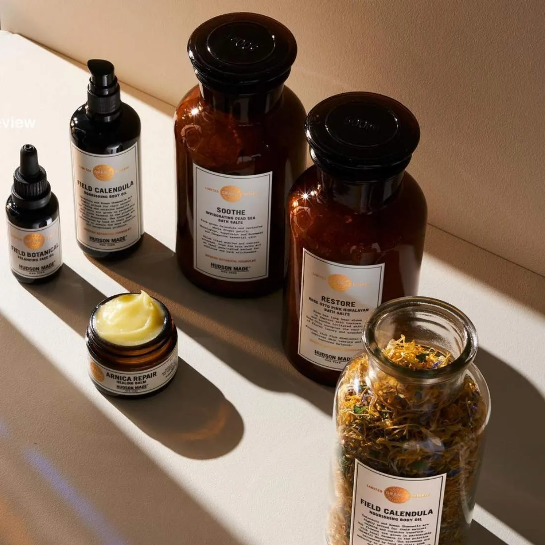 Hudson Made Grange Collection - Nourishing Body Oil 100 ML Field Calendula Nourishing Body Oil