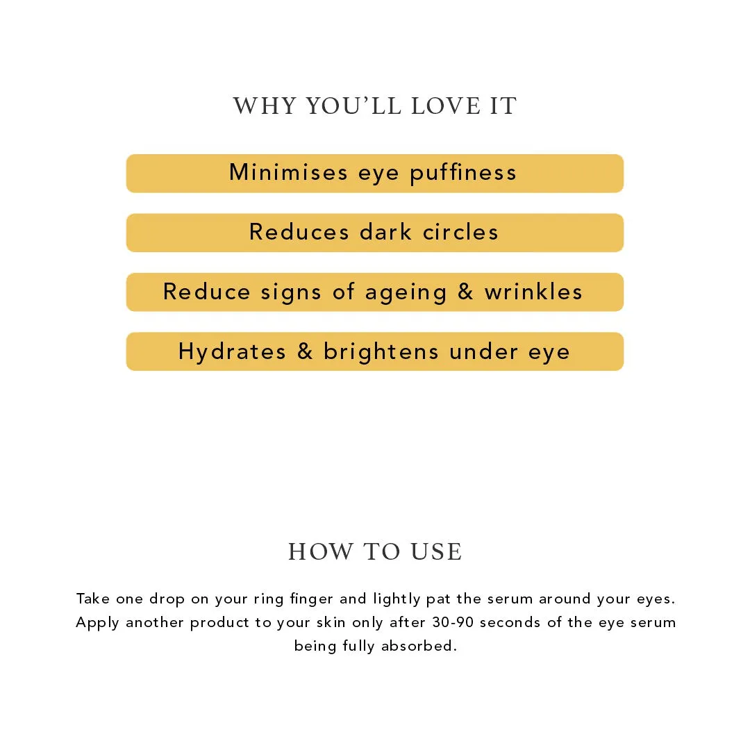 Illuminate Hydrating & Brightening Eye Serum With Rosehip Oil