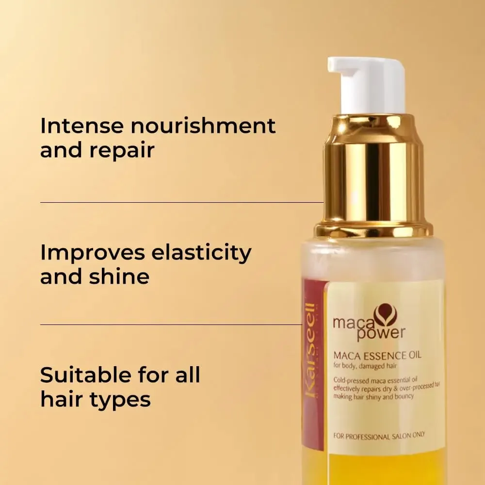 KARSEELL Maca Essence Power Collagen Hair Mask 500 ML & Argan Oil 50 ML Repair Set