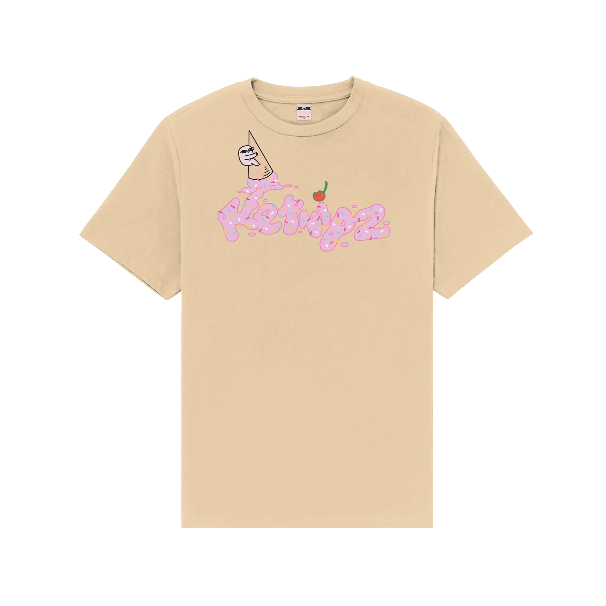 Ketnipz Ice Cream Natural Tee