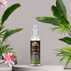 Luxury Aloe Vera Roll-On Perfume Body Oil by Ancient Infusions – Uncut & Alcohol-Free for Women and Men