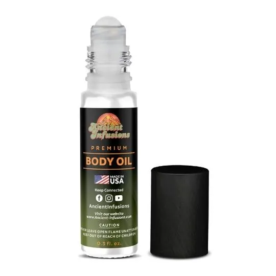 Luxury Iceberg Inspired Roll-On Perfume Body Oil by Ancient Infusions – Uncut & Alcohol-Free for Women and Men