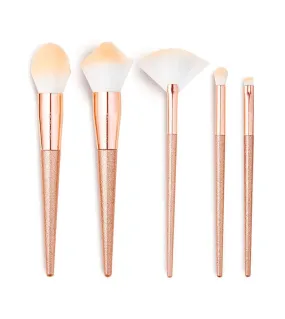 Makeup Revolution Precious Stone Brush Set Rose Quartz
