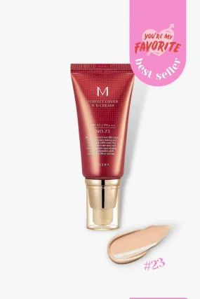 Missha - Perfect Cover B.B Cream, SPF 42 PA    (23 Natural Beige) - 50 ml