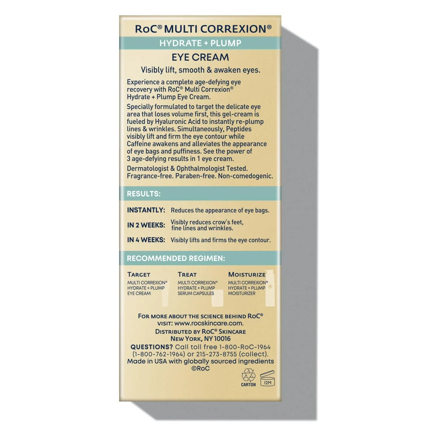 MULTI CORREXION® Hydrate   Plump Eye Cream