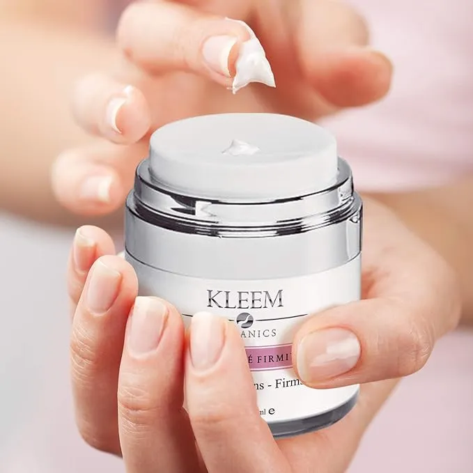 Neck Firming Cream with Peptides, Neck Cream, Anti Wrinkle Cream, Double Chin Reducer Cream, Skin Tightening and Crepe Skin Repair Cream - 1.7 Oz