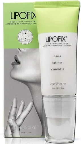 Neck Moisturizing Double Chin Intensive Cream for Sagging Skin. LIPOFIX
