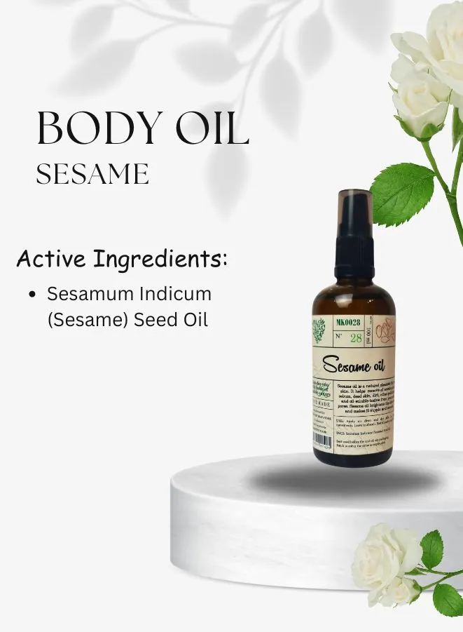 Pure Sesame Oil - 100% Natural Oil, 100 ml