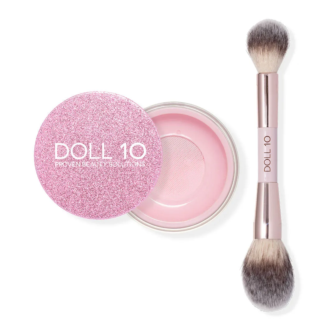 Set Your Intentions Pink Powder and Brush Duo