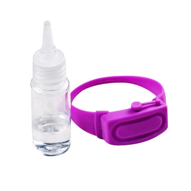 Silicone Bracelet Wristband Sanitiser Disinfectant Gel Dispenser
