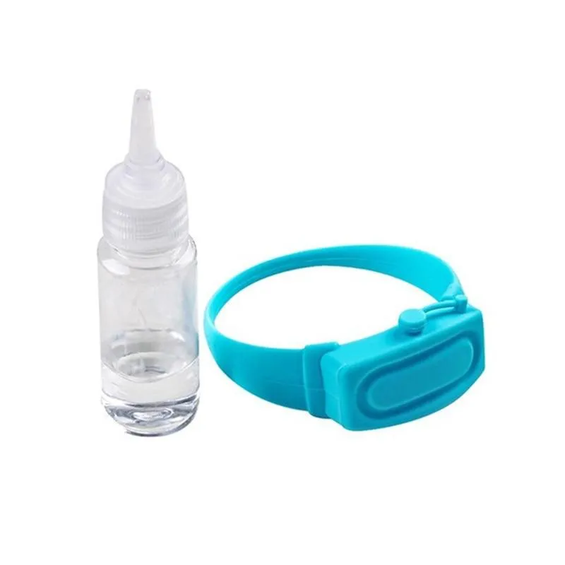 Silicone Bracelet Wristband Sanitiser Disinfectant Gel Dispenser