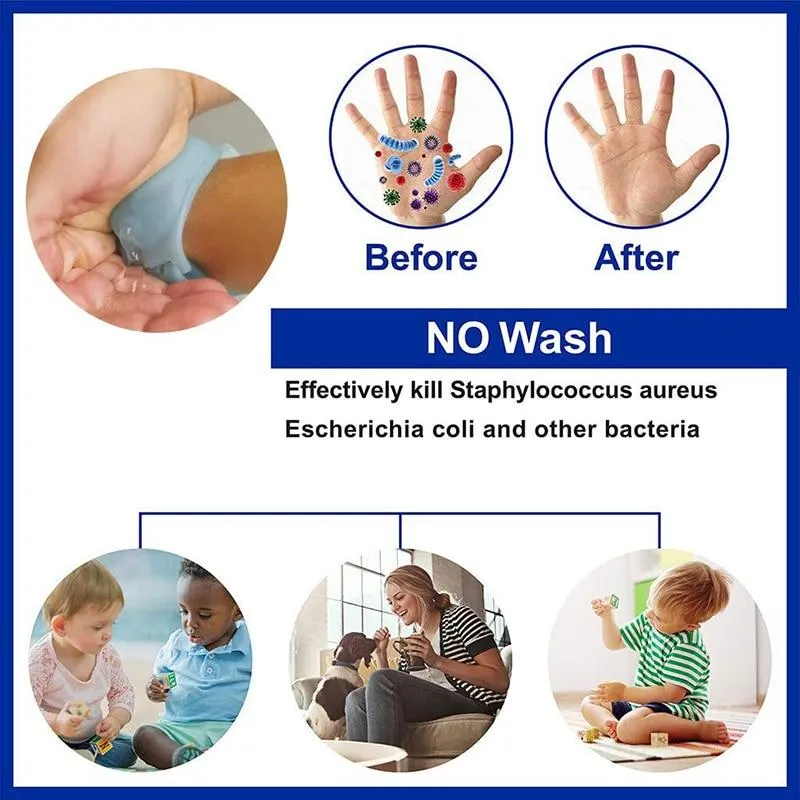 Silicone Bracelet Wristband Sanitiser Disinfectant Gel Dispenser