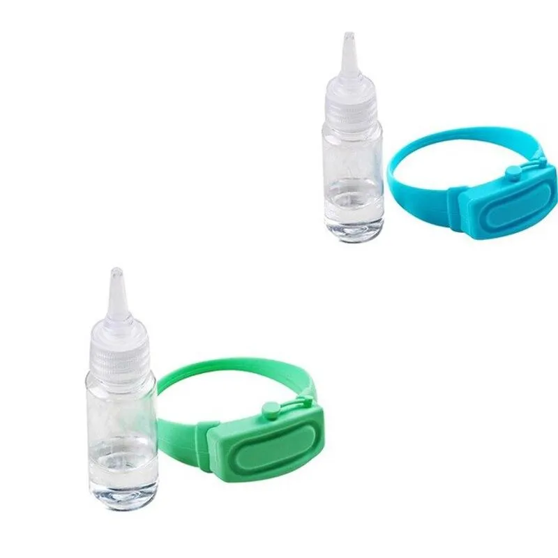 Silicone Bracelet Wristband Sanitiser Disinfectant Gel Dispenser