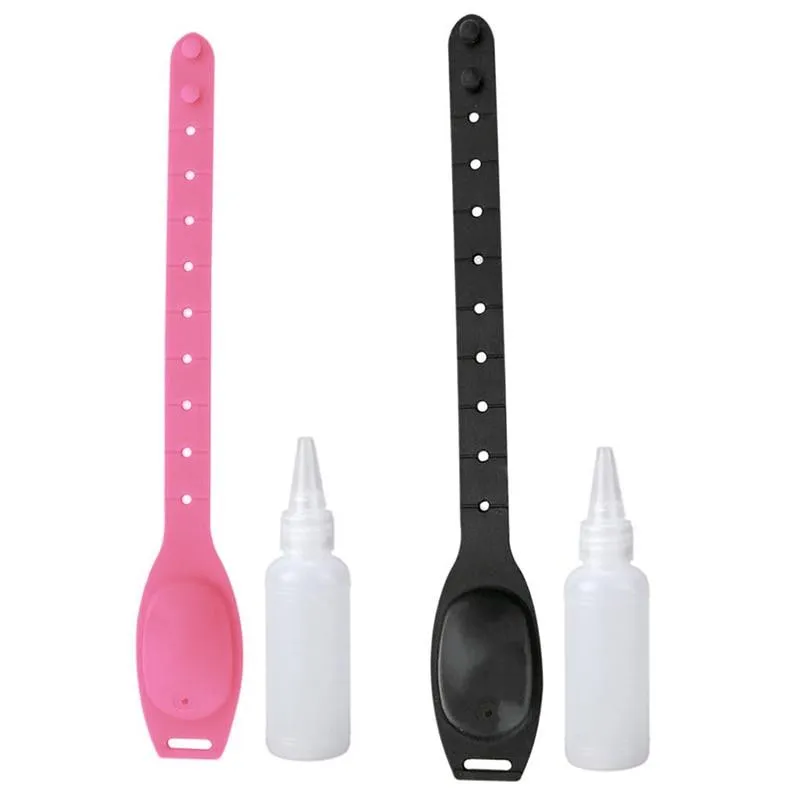 Silicone Bracelet Wristband Sanitiser Disinfectant Gel Dispenser