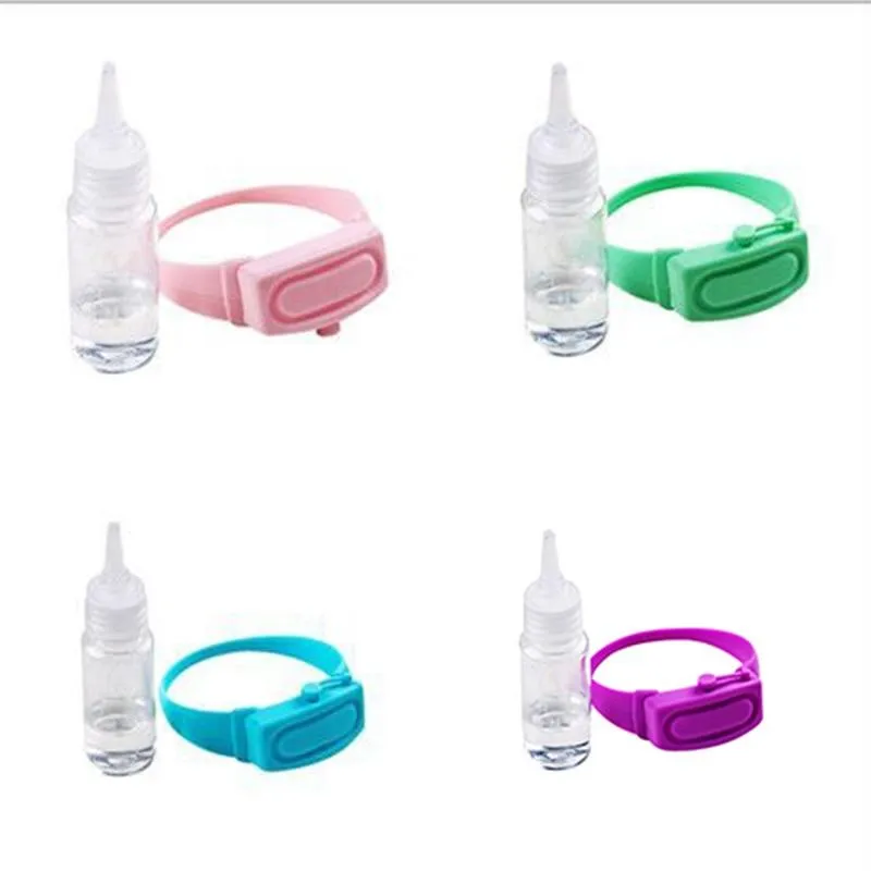 Silicone Bracelet Wristband Sanitiser Disinfectant Gel Dispenser