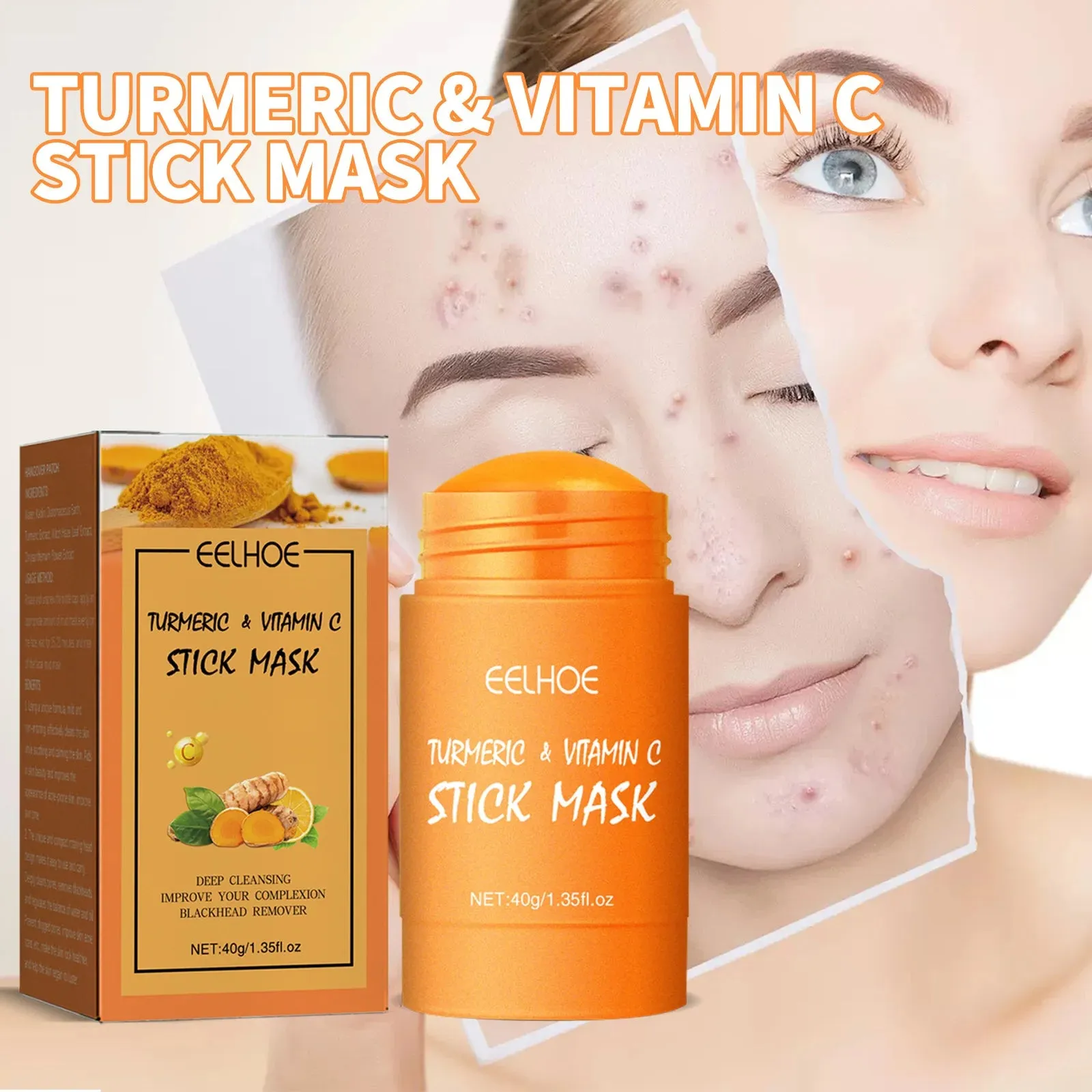 Turmeric   'Brightening  Glow' Skincare Care  6-pcs. Set
