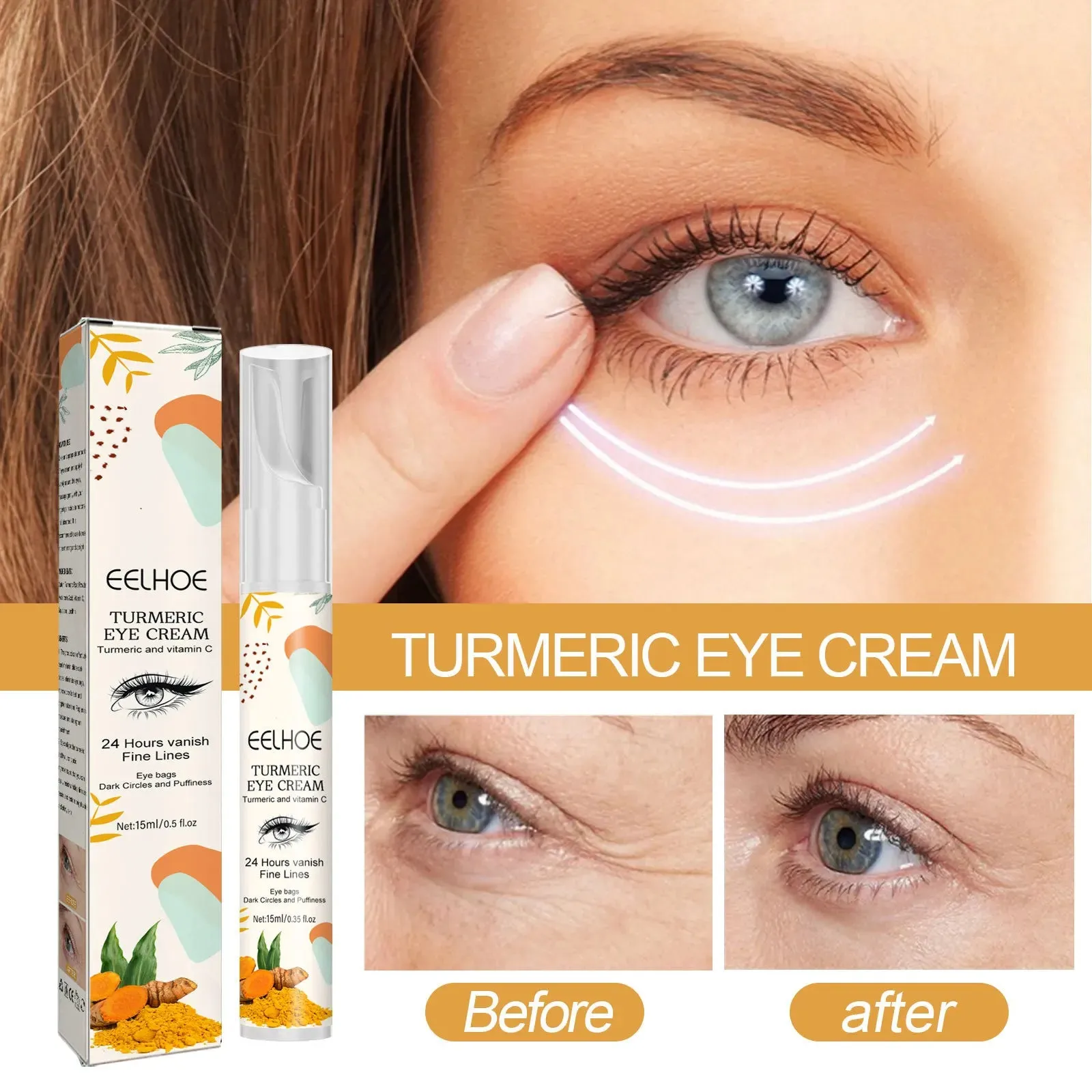 Turmeric   'Brightening  Glow' Skincare Care  6-pcs. Set