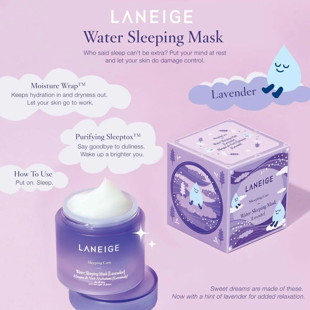 Water Sleeping Mask [Lavender]