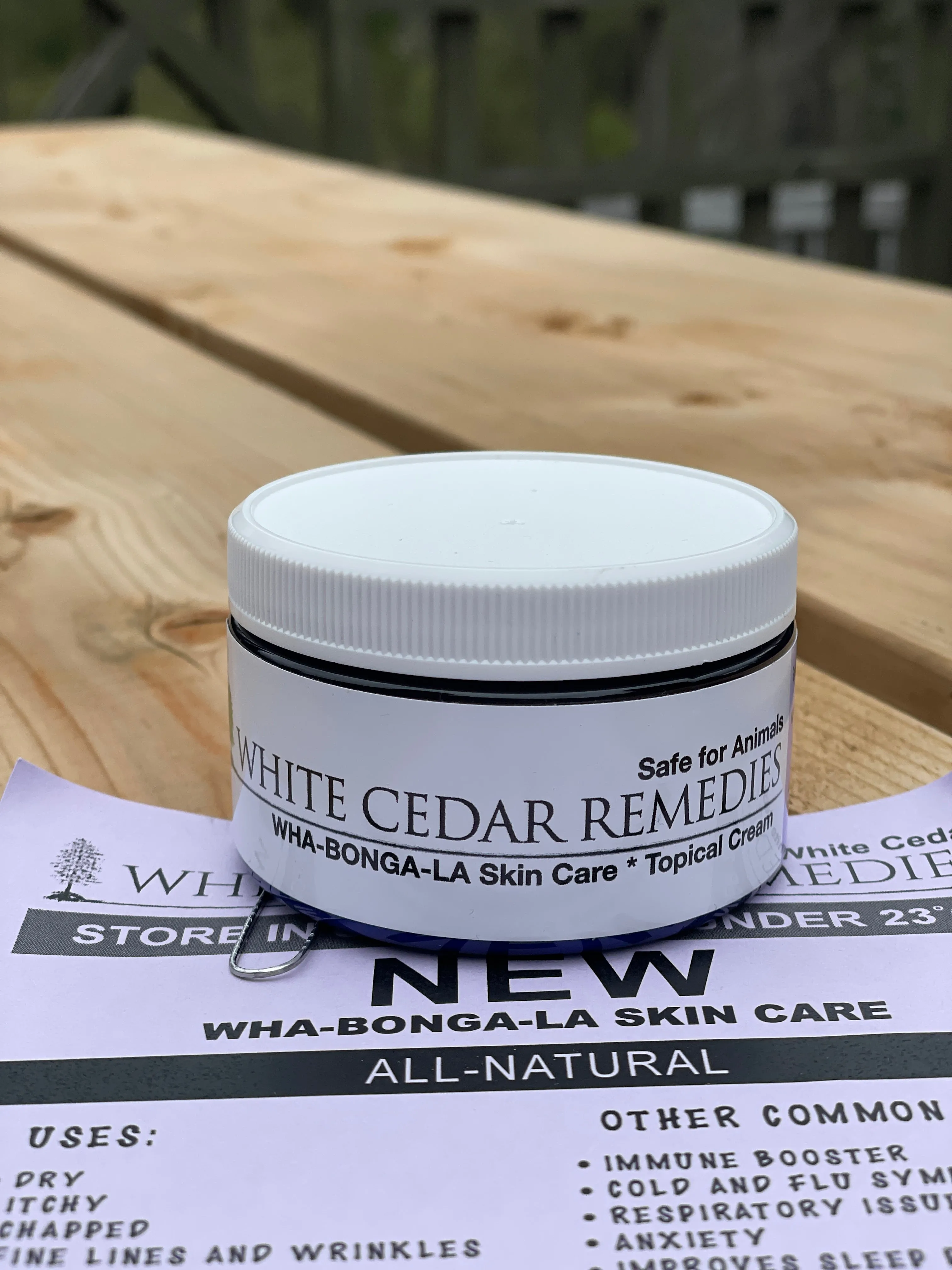 White Cedar Remedies - Skin Cream