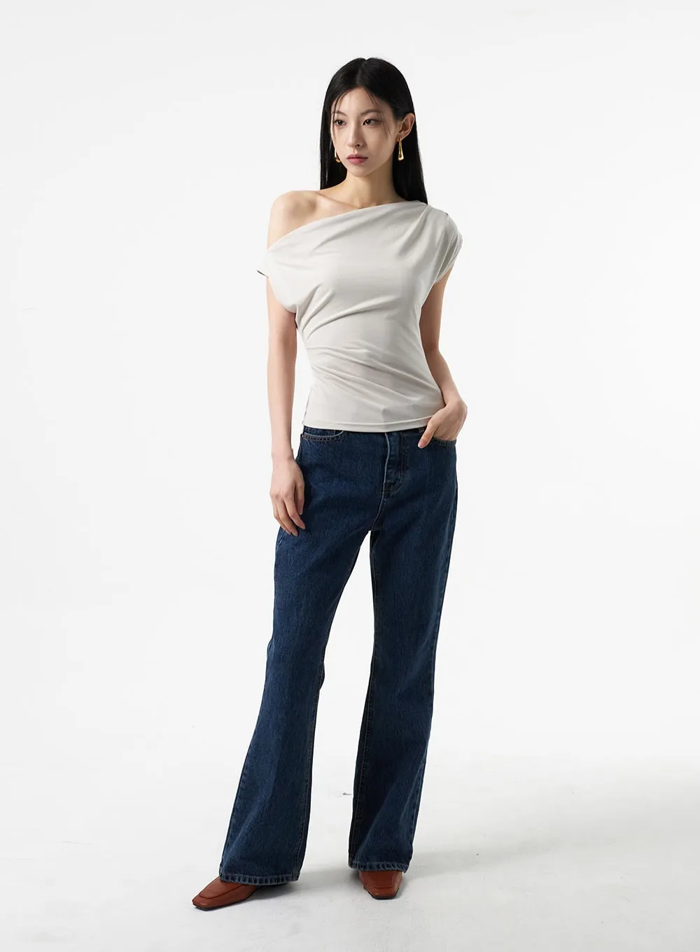 Wide Bootcut Jeans IA325