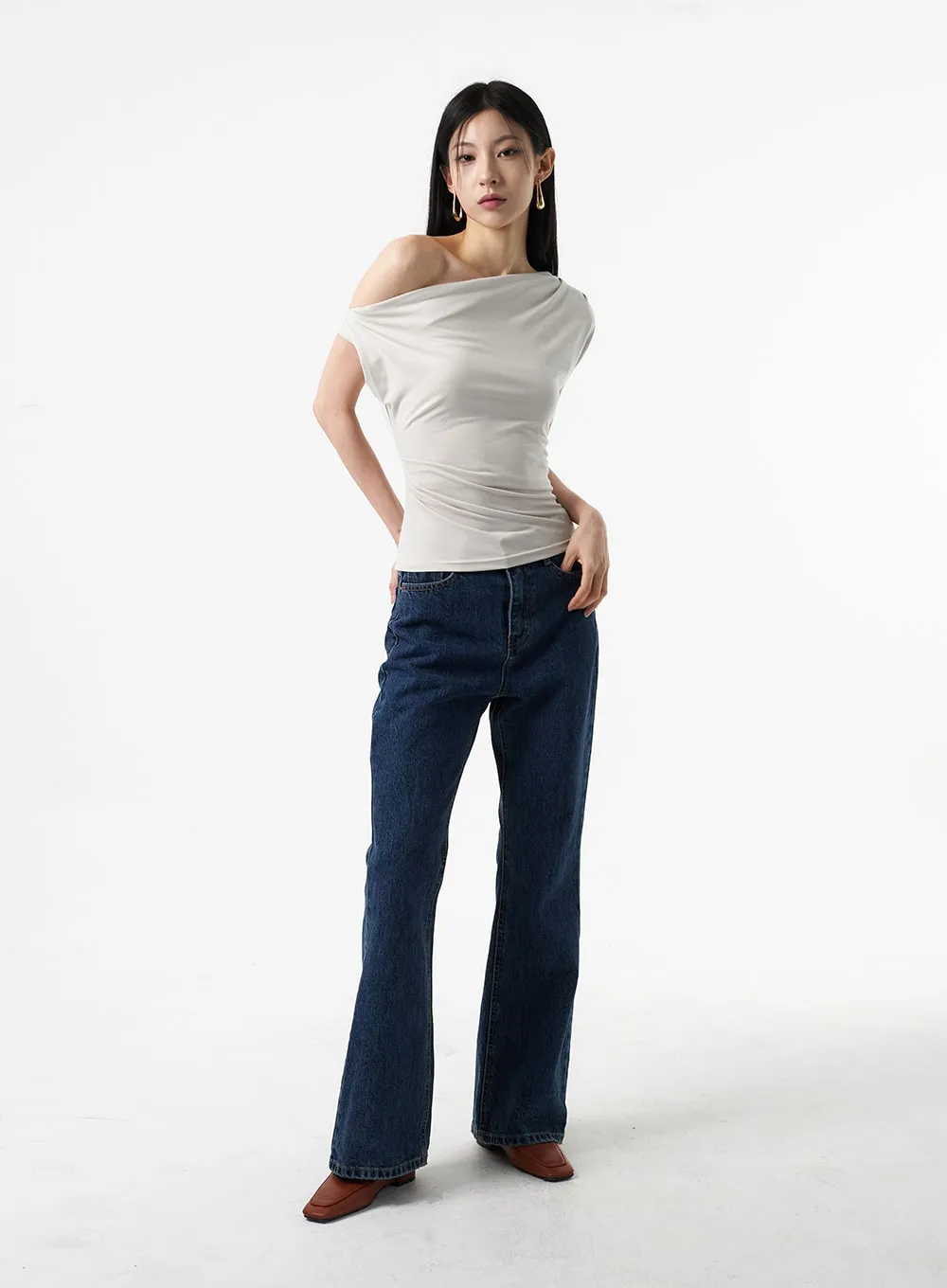 Wide Bootcut Jeans IA325